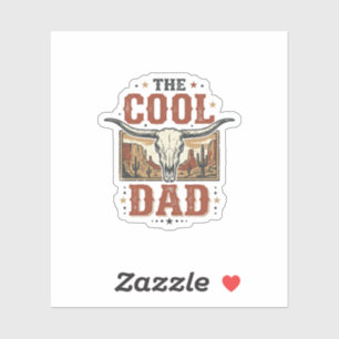 Cool Dad Western Longhorn Skull Vintage Shirt Desi