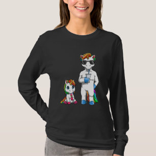 Cool Dadacorn  Father Daughter Unicorn T-Shirt