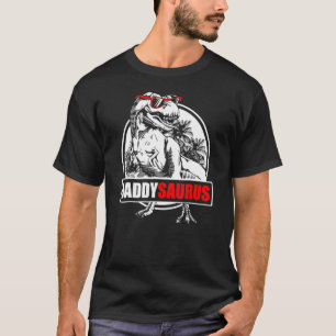 Cool Daddy Saurus Trex Dinosaur Papa Father's Da T-Shirt