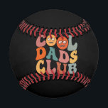 Cool Dads Club Dad Father's Day Retro Groovy Baseball<br><div class="desc">Cool Dads Club Dad Father's Day Retro Groovy</div>
