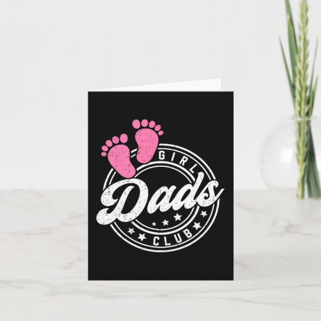 Cool Dads Club Father's Day From Daughter Funny Da Card (Front)