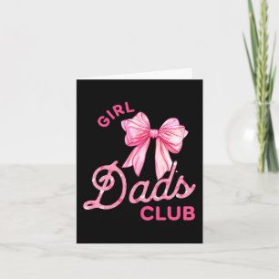 Cool dads club father's day from daughter son card