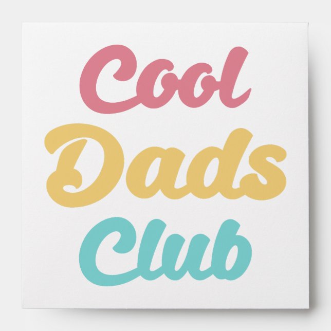Cool Dads Club II Envelope (Front)