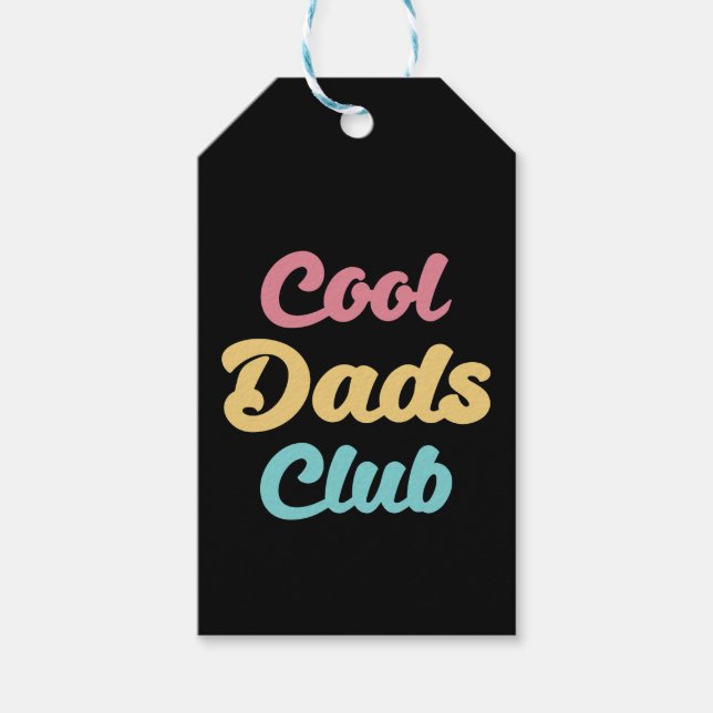 Cool Dads Club II Gift Tags (Front)