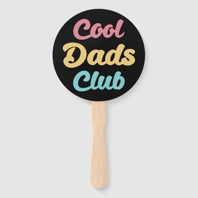 Cool Dads Club II Hand Fan (Front)