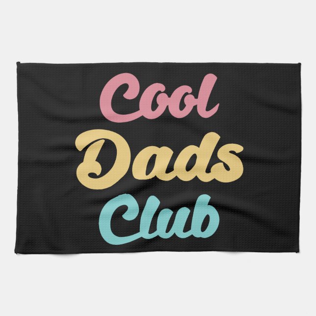 Cool Dads Club II Tea Towel (Horizontal)