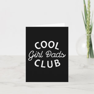 Cool Dads Club New Dad Father's Day For Dad Men  Card