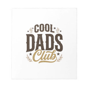 Cool Dads Club Vintage Dad Shirt Design_1 Notepad