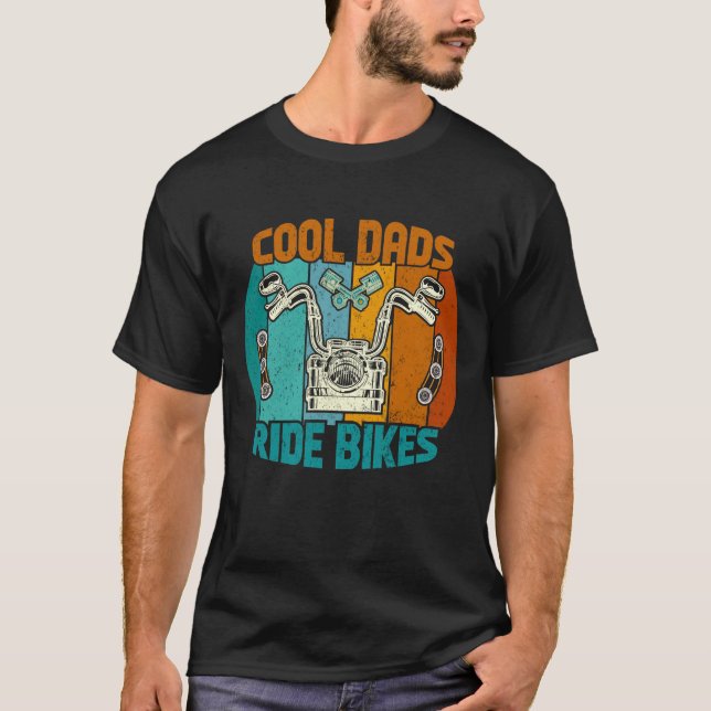 Cool Dads Ride Bikes – T-Shirt Gift For Dad (Front)
