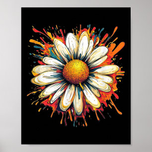 Cool Daisy With Blossoms For A Nice Summer Look Poster