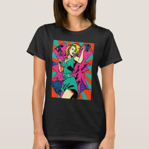 Cool Dancing Mom Retro Streetwear Dancer Mom T-Shirt