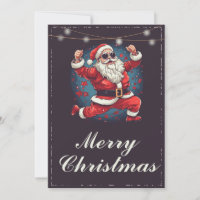Cool dancing Santa Claus Illustration