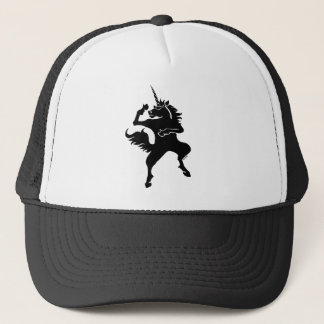 Cool dancing unicorn trucker hat