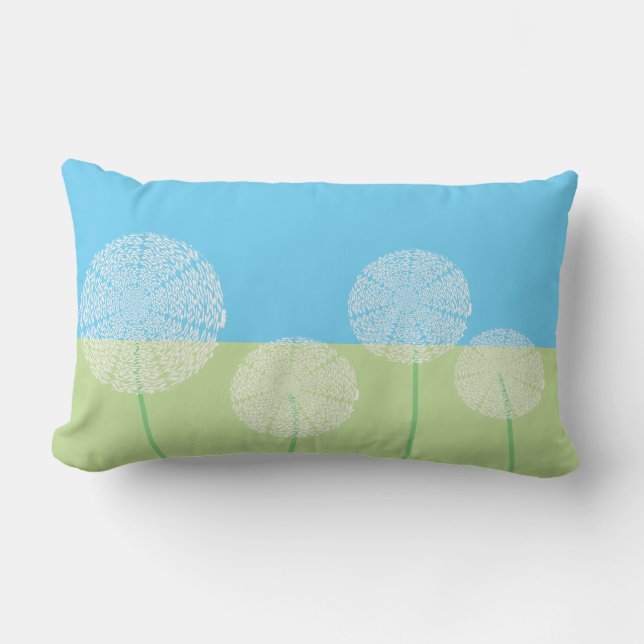 Cool Dandelion Design Lumbar Cushion (Front)