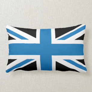 Cool Dark Blue Union Jack British(UK) Flag Lumbar Cushion