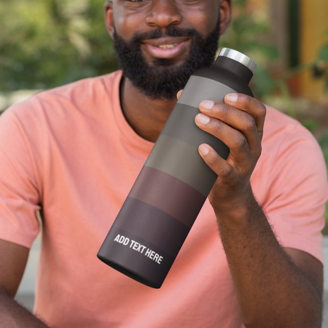 Cool Dark Colour Combinations Water Bottle (Creator Uploaded)
