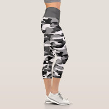 Cool Dark Grey Black And White Camouflage Pattern