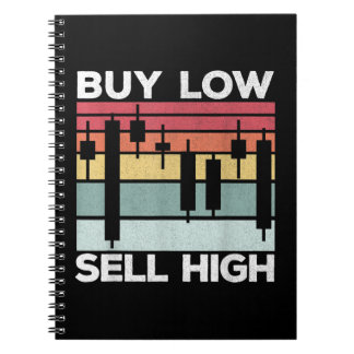 Cool Daytrading Buy low sell high Candlesticks Notebook