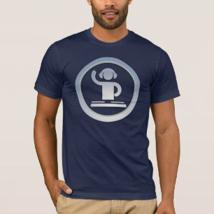 Cool deejay icon headphone dj shirt