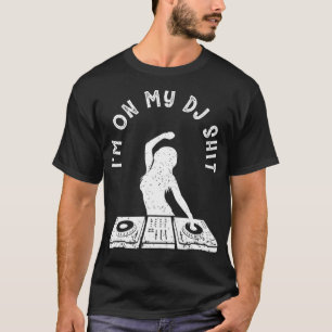 Cool Deejay Image Disc Jockey Meme Mixer Headset T-Shirt