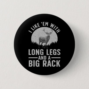 Cool Deer Hunting Art For Men Women Hunting Wildli 6 Cm Round Badge