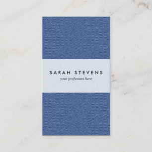 Cool Denim Blue Jeans Business Card