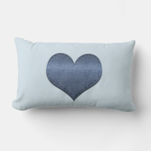 Cool Denim Look Lumbar Cushion