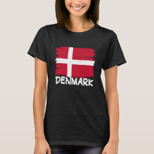Cool Denmark Flag T-Shirt