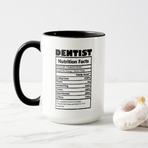 cool Dentists word facts Mug