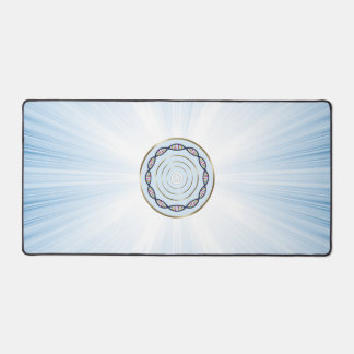 Cool desk mat for laptop and mouse