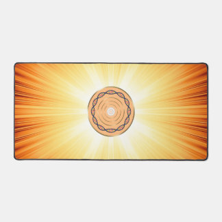 Cool desk mat for laptop and mouse