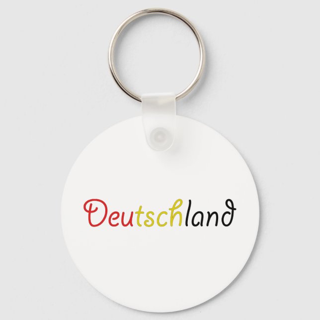 Cool Deutschland Gifts! Key Ring (Front)