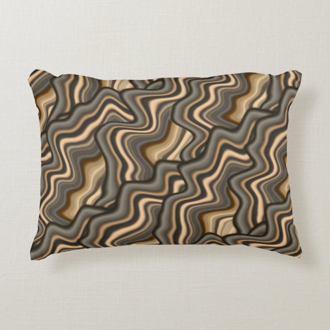 COOL Digital Rock Formation Decorative Cushion (Front)