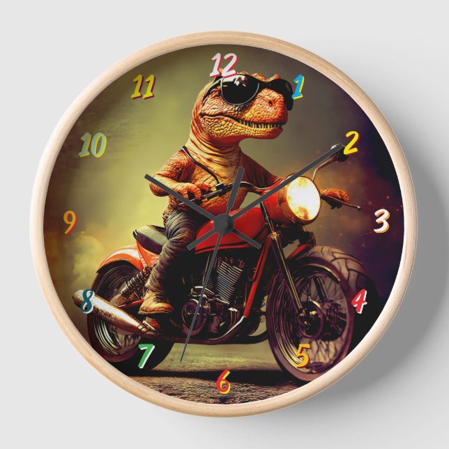 Cool Dinosaur Clock (Front)