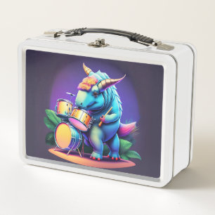 Cool Dinosaur Metal Lunchbox