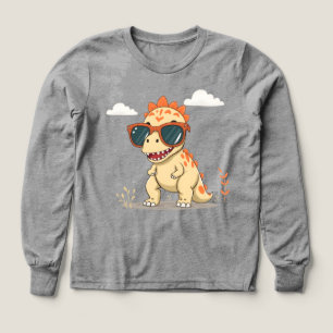 Cool Dinosaur with Sunglasses Funny Cute Kids' T-R