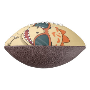 Cool Dinosaur with Sunglasses Funny Cute Kids' T-R Football