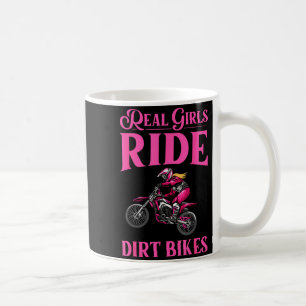 Cool dirt bike art for women girls motocross coffee mug