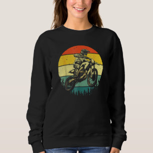 Cool Dirt Bikemen Women Motocross Vintage Motorcyc Sweatshirt