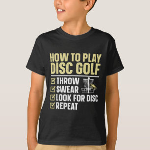 Cool Disc Golf Art For Men Women Kids Golfer Disc T-Shirt