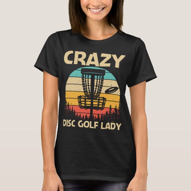 Cool Disc Golf Design For Women Mum Disc Golf Love T-Shirt (Front)