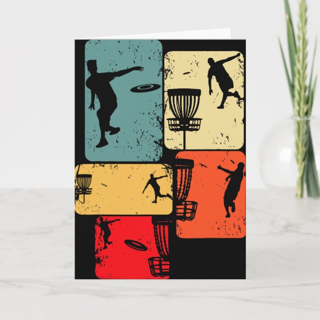 Cool Disc Golf Designs And Gift Ideas Disc Golf Fr Card (Front)