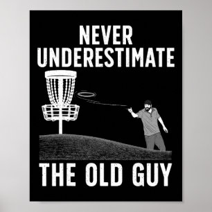 Cool Disc Golf For Men Dad Grandpa Disc Golf Playe Poster