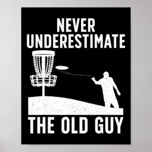 Cool Disc Golf For Men Dad Grandpa Disc Golf Playe Poster