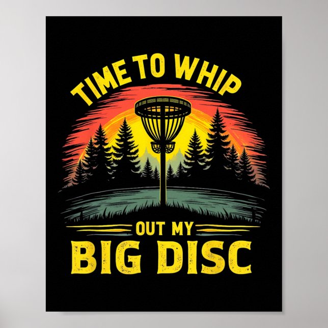 Cool Disc Golf For Players  Poster (Front)