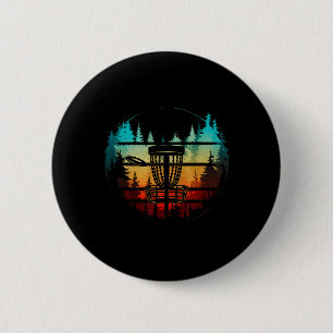 Cool Disc Golf In The Trees Disc Golf  6 Cm Round Badge