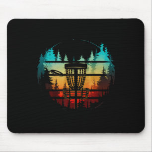 Cool Disc Golf In The Trees Disc Golf  Mouse Pad