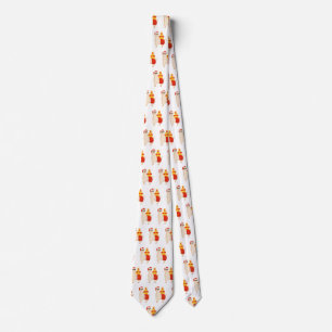 Cool  Disco Santa Llama Funny Minimalist Christmas Tie