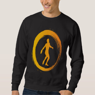 Cool discus throwing track and field sweatshirt