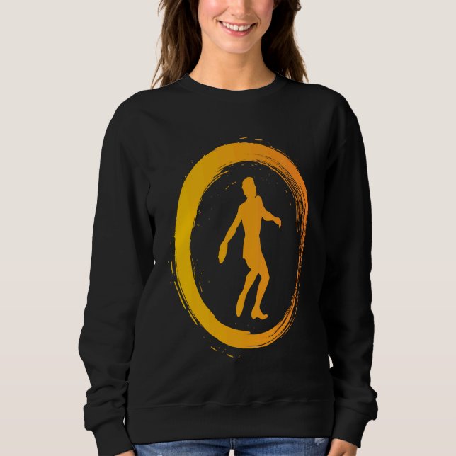 Cool discus throwing track and field sweatshirt (Front)
